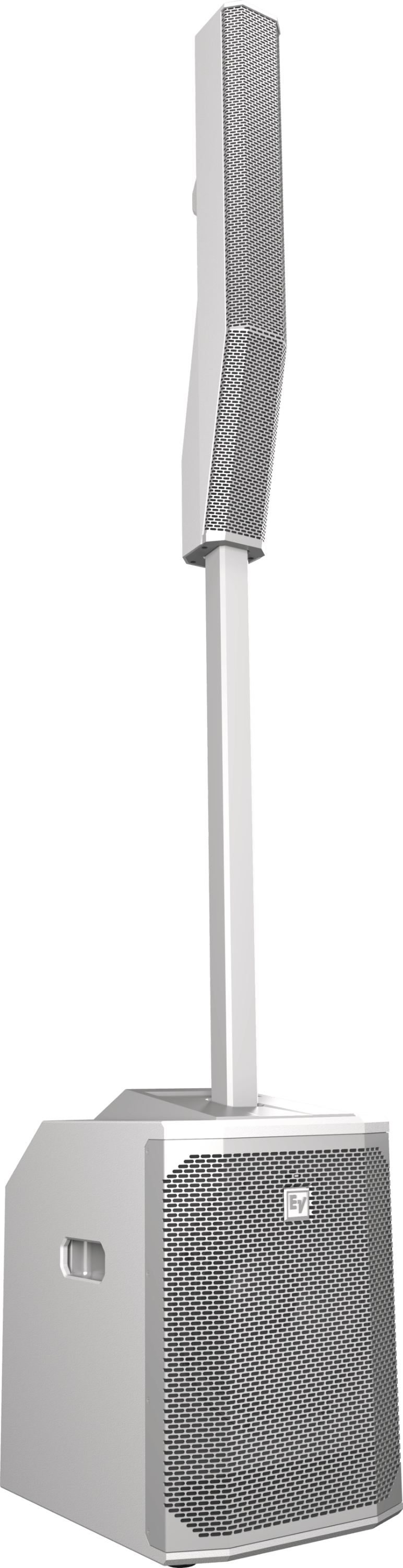 EV Evolve 50 Portable Column Array Active PA System in White