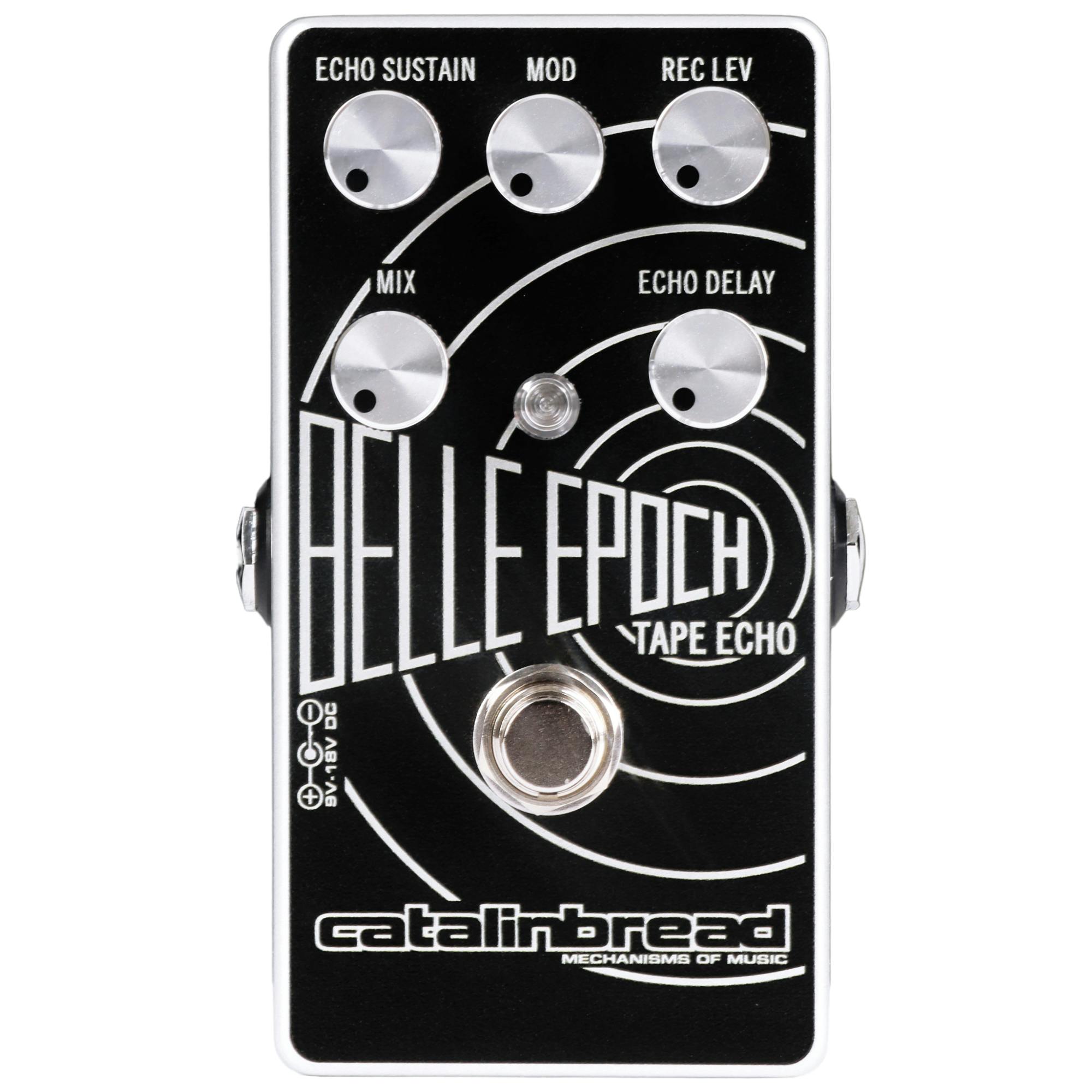 Catalinbread Belle Epoch EP3 Tape Echo Emulation Pedal Black and Silver finish