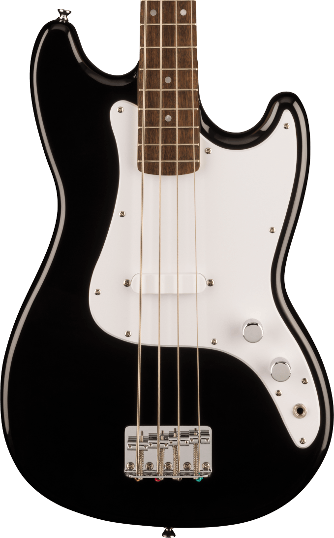 Squier Sonic Bronco Bass Guitar in Black - Andertons Music Co.