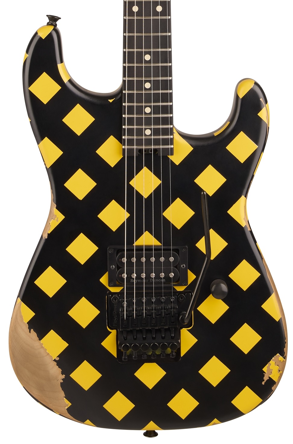 Charvel Super-Stock SD1 H FR EB Electric Guitar in Diamond Life