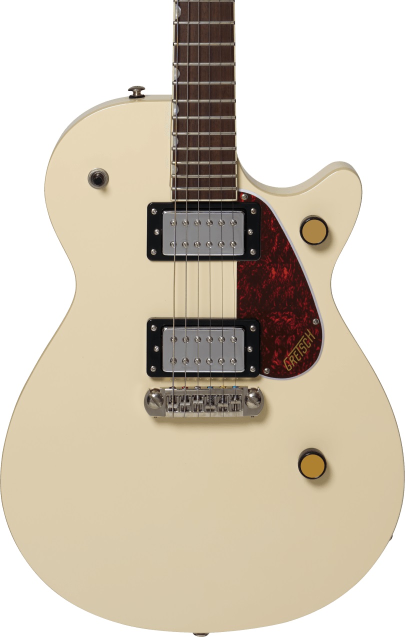 Gretsch Streamliner Jet Club Single-Cut Electric Guitar With Wraparound in Vintage White