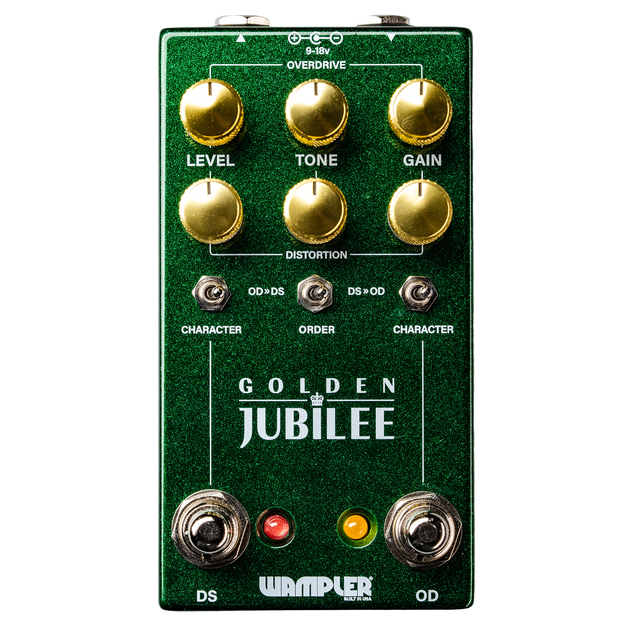 Wampler Golden Jubilee Dual Overdrive and Distortion Pedal