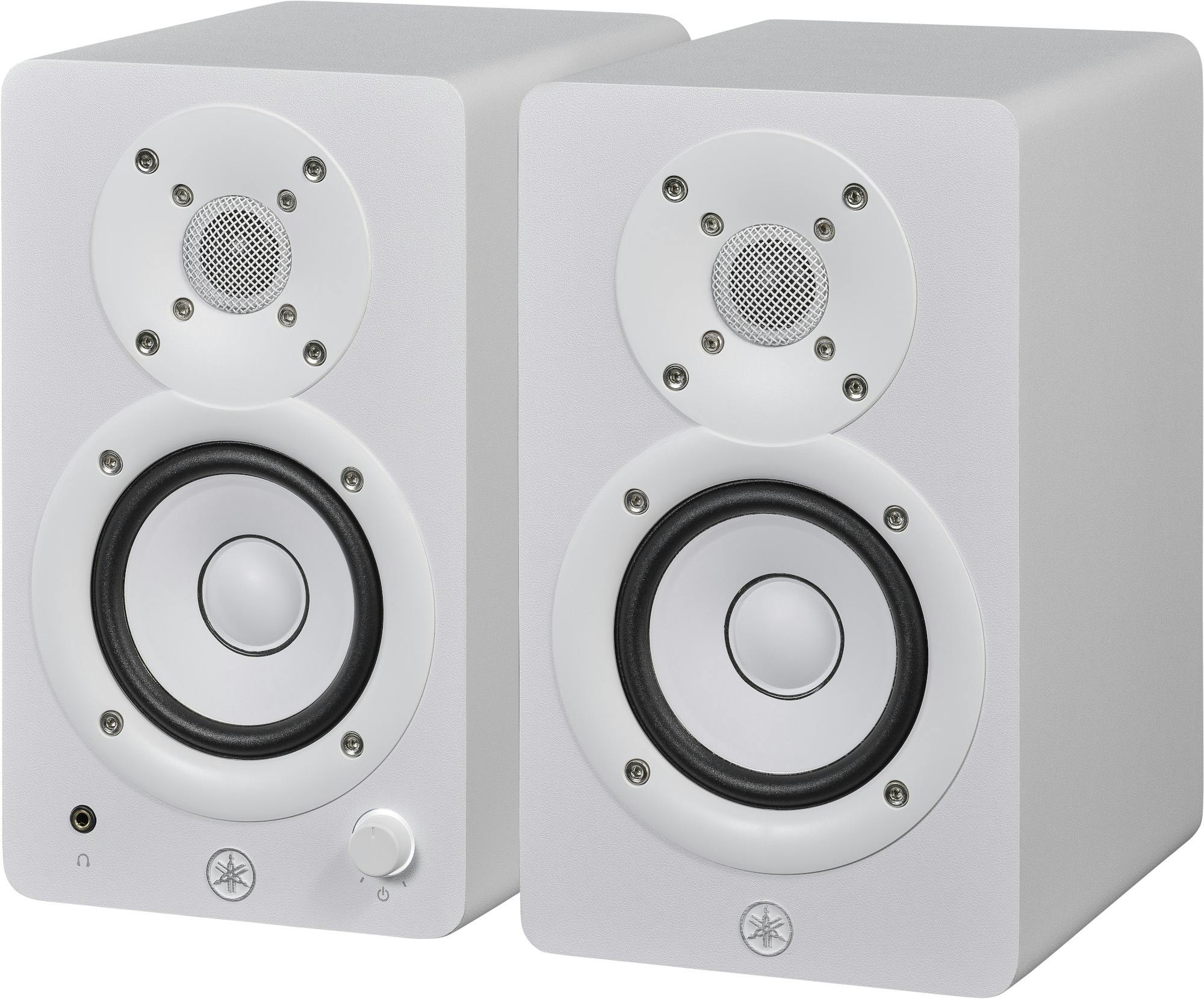 Yamaha HS3 Studio Monitors in White