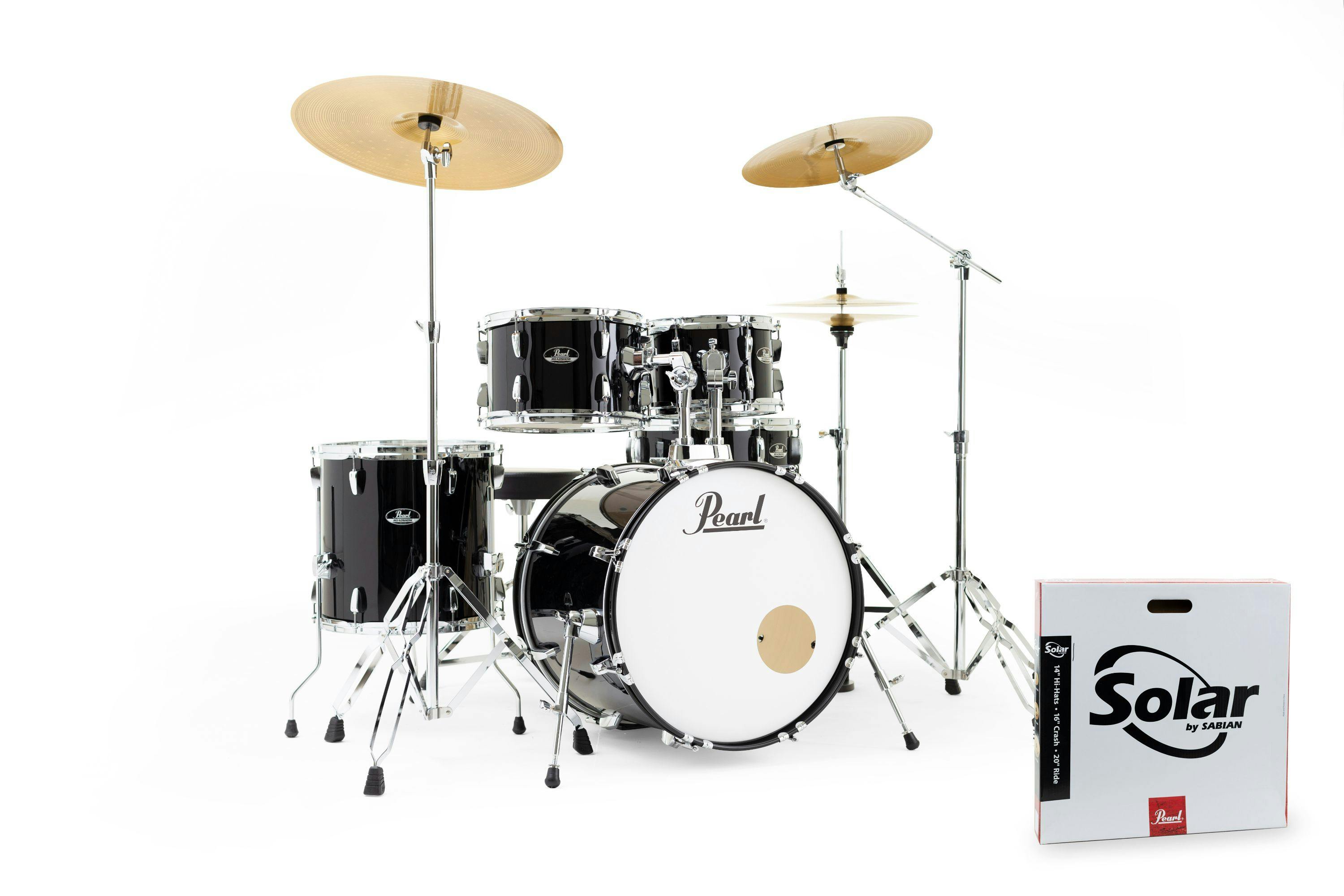 Pearl Roadshow 20 in Jet Black (Extra Crash)