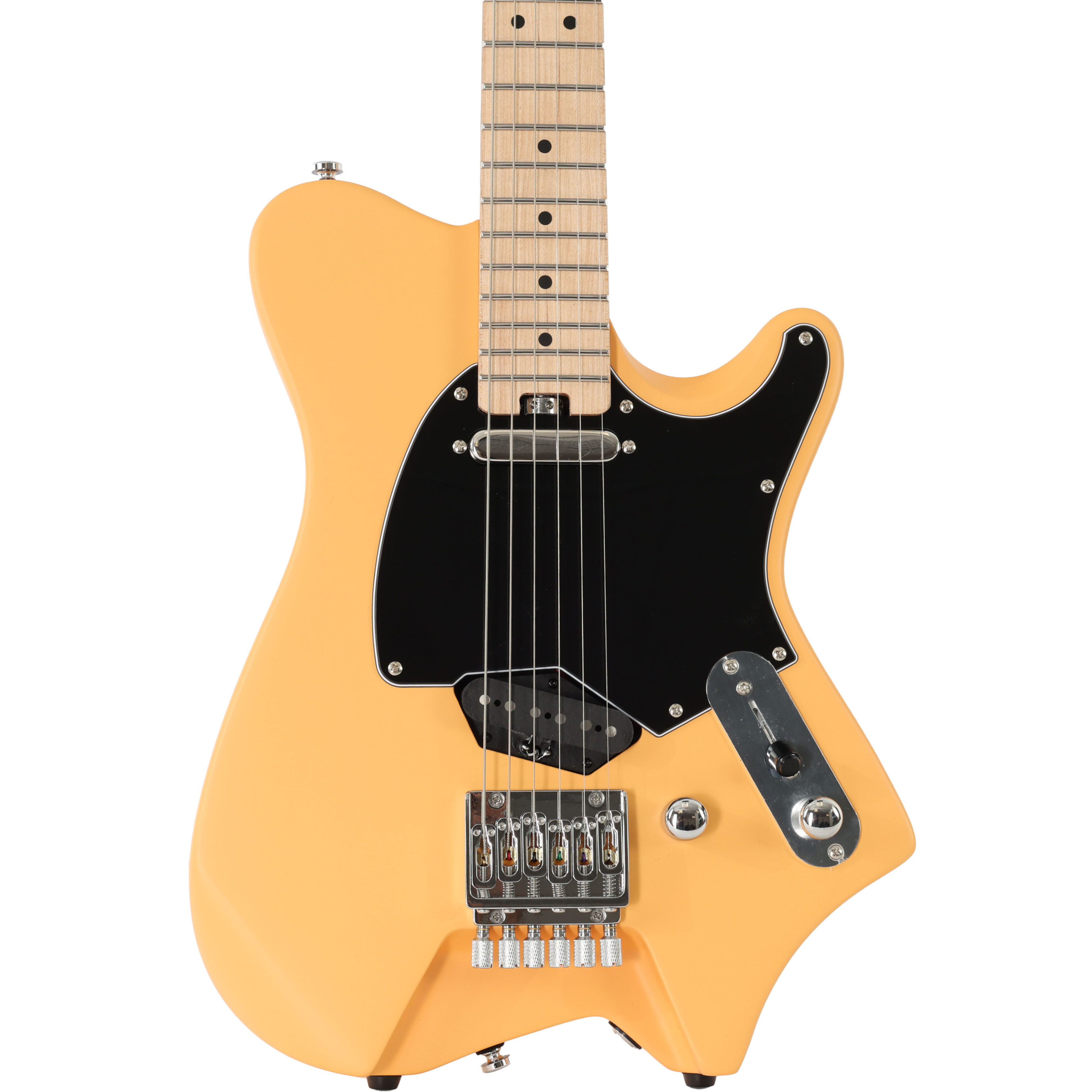HILS HNT1 T-Style Headless Electric Guitar in Satin Ivory