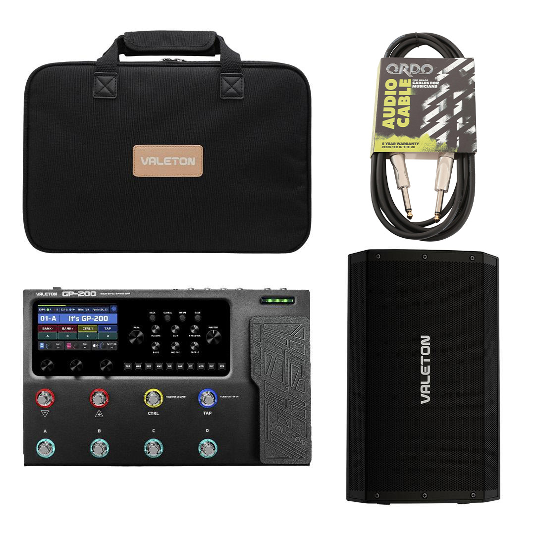 Valeton GP-200 Multi-Effects Processor Pedal with Bag and FRFR Cab