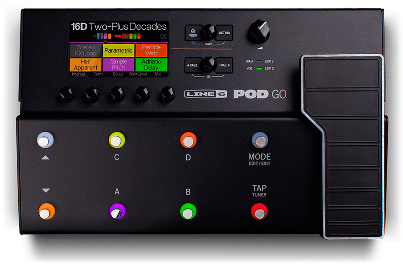 Line 6 Pod Go Modelling and Multi-Effects Pedal