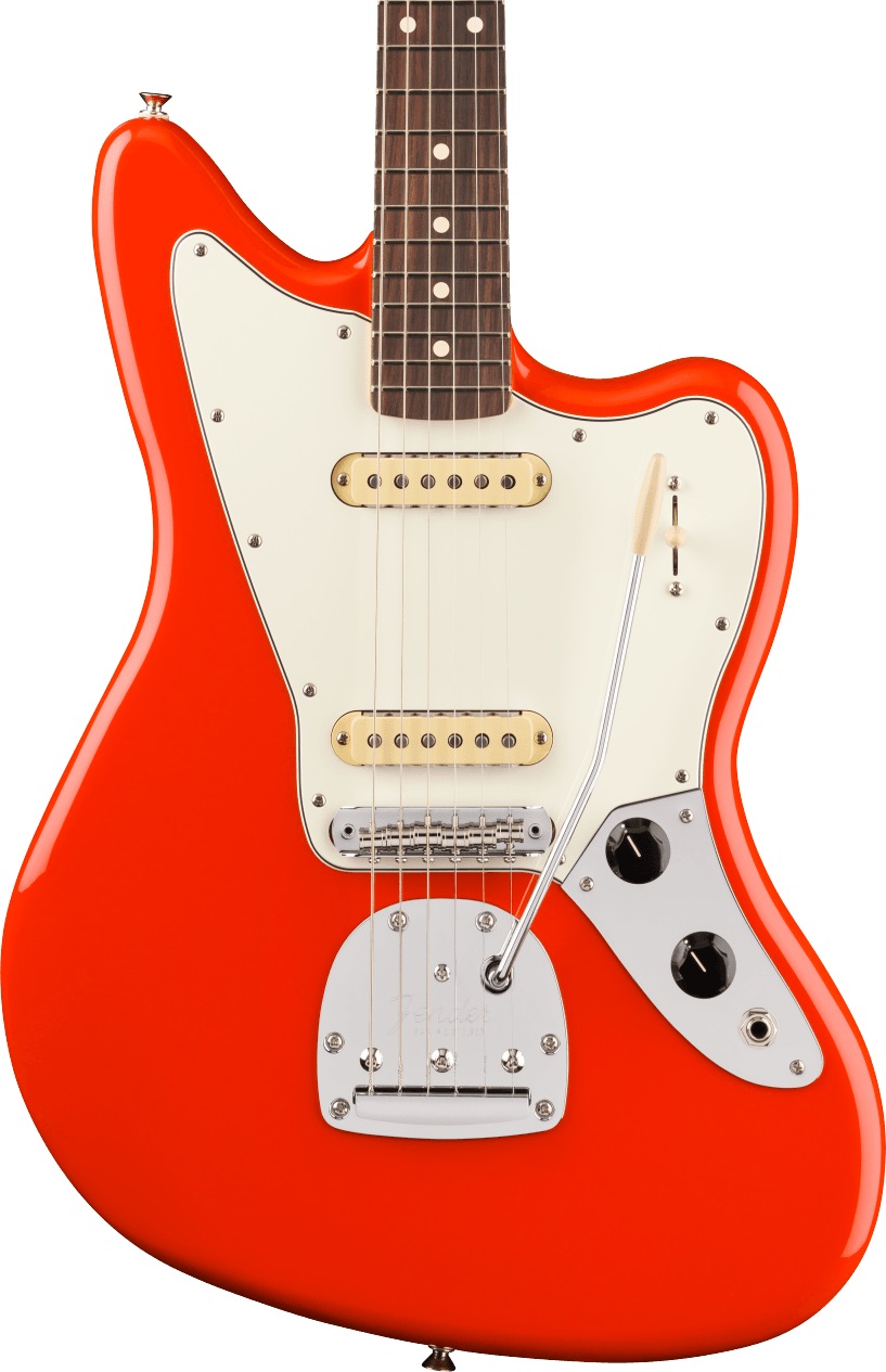 Player II Jaguar Rosewood Fingerboard Coral Red - Andertons Music Co.