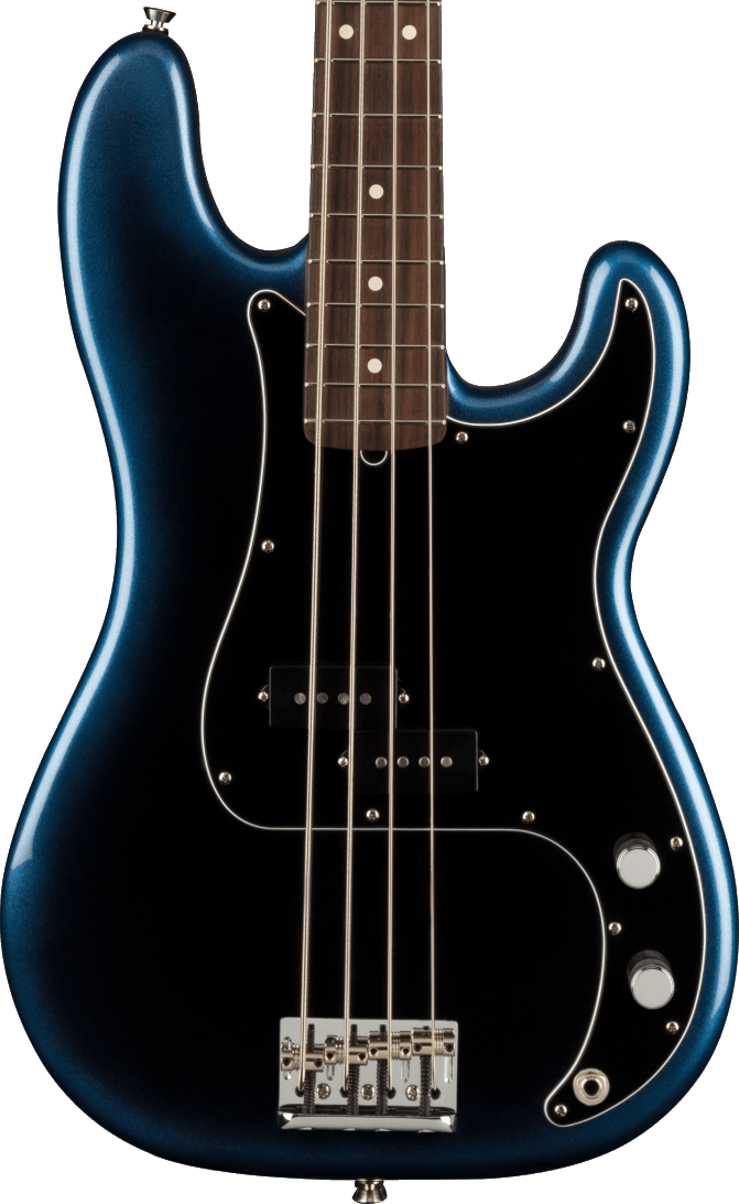 Fender American Professional II Precision Bass Guitar in Dark Night
