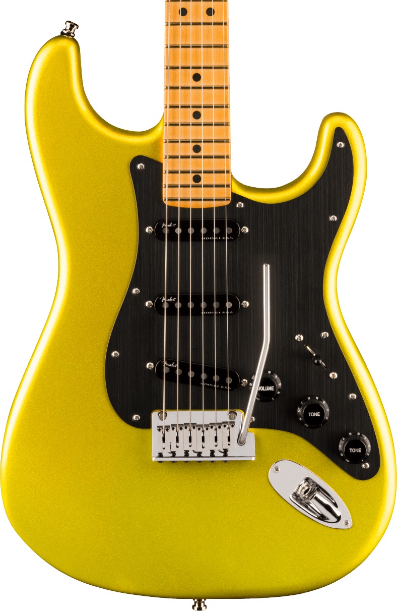 Fender American Ultra II Stratocaster Maple Fingerboard in Solar Flare