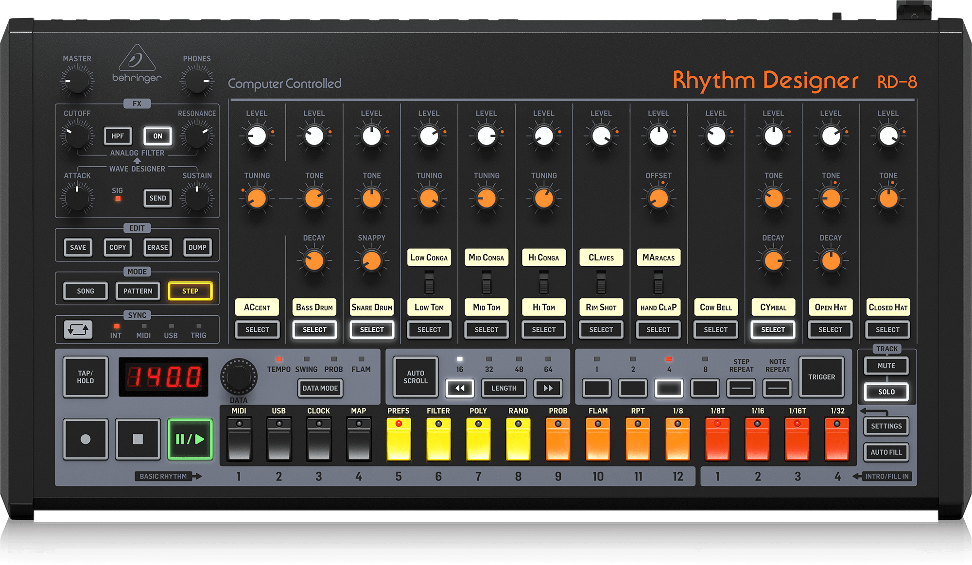 Behringer RD-8 MKII Rhythm Designer Drum Machine