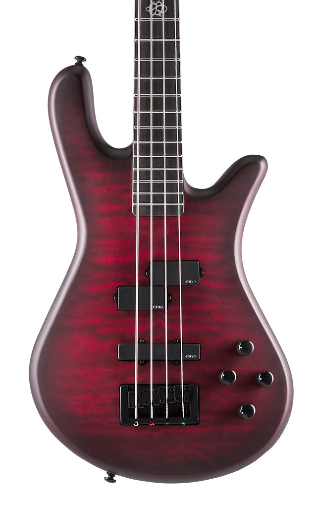 Spector NS Pulse II 4 String Bass in Black Cherry Matte