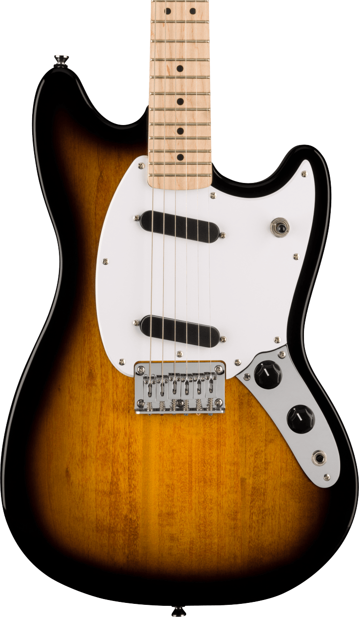 ギター Squier Sonic Mustang 2-Color Sunburst Squier Sonic Mustang Electric Guitar in 2-Colour Sunburst