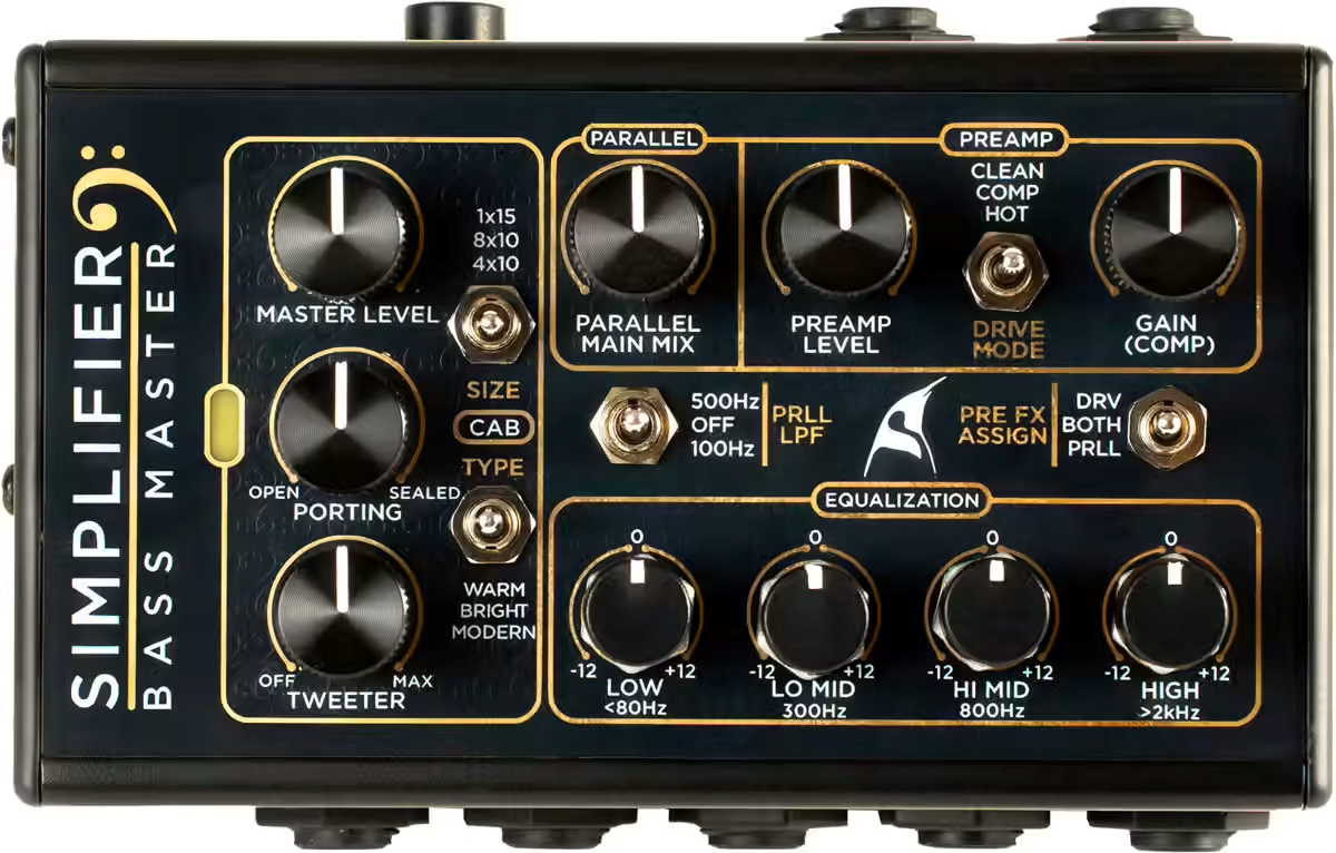 DSM and Humboldt Simplifier Bass Master Amp & Cab Simulator Pedal
