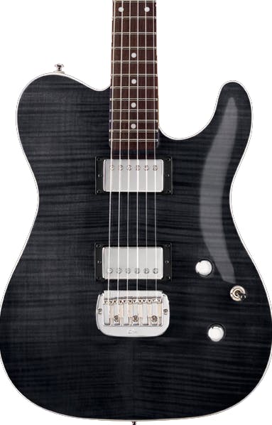 B Stock : G&L Tribute ASAT Deluxe Carved Top in Trans Black 013