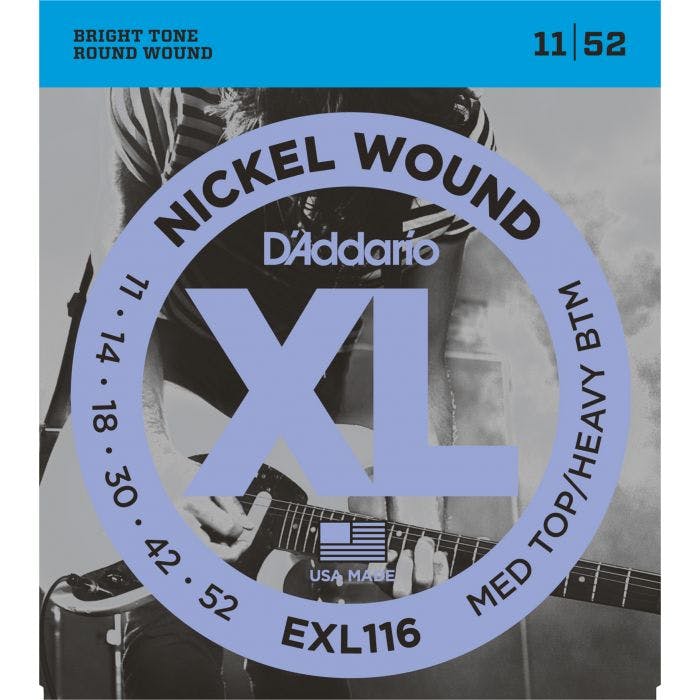 D'Addario XL 11-52 Medium Top Heavy Bottom Strings