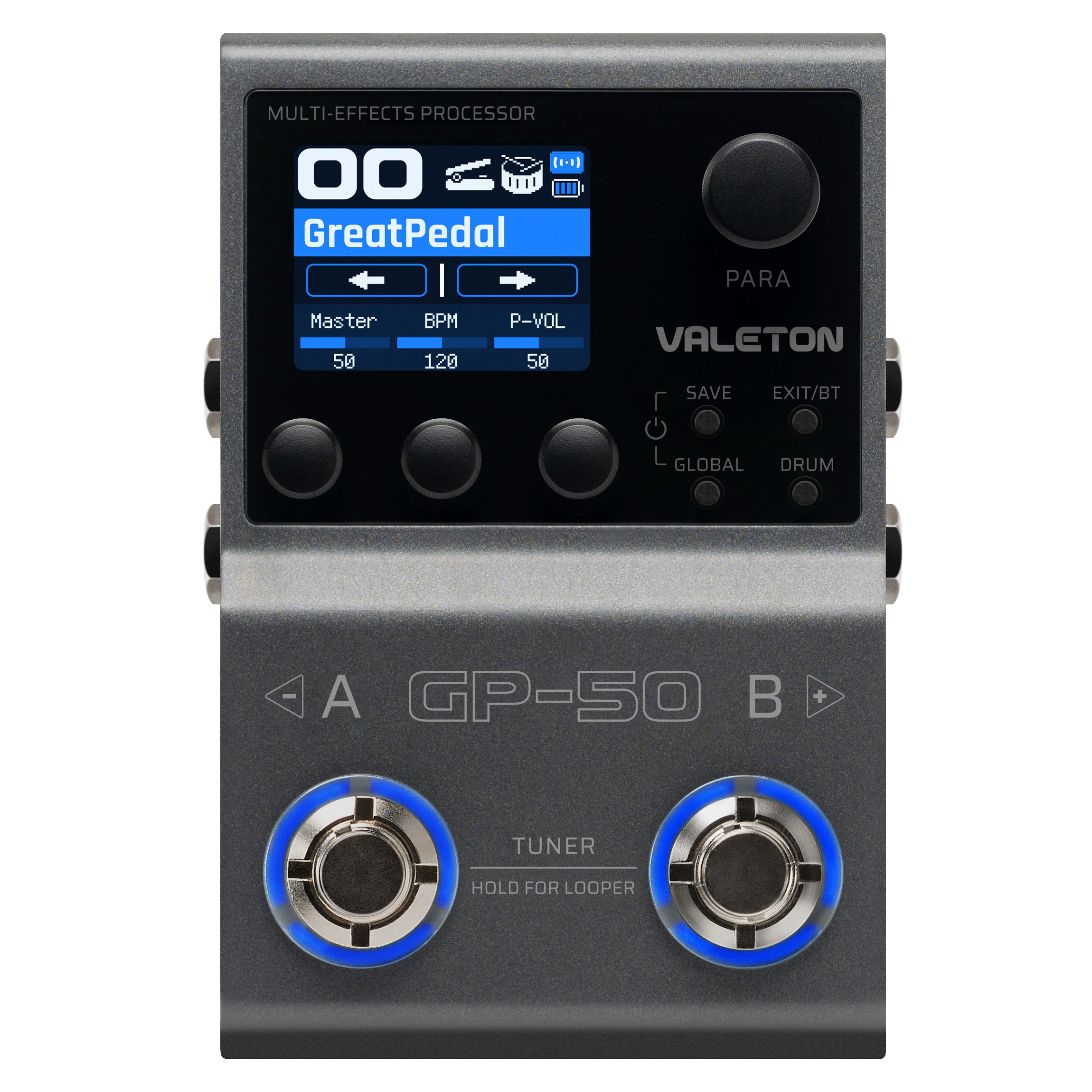 Valeton GP-50 Multi-FX, Amp Modeller & IR Loader Pedal