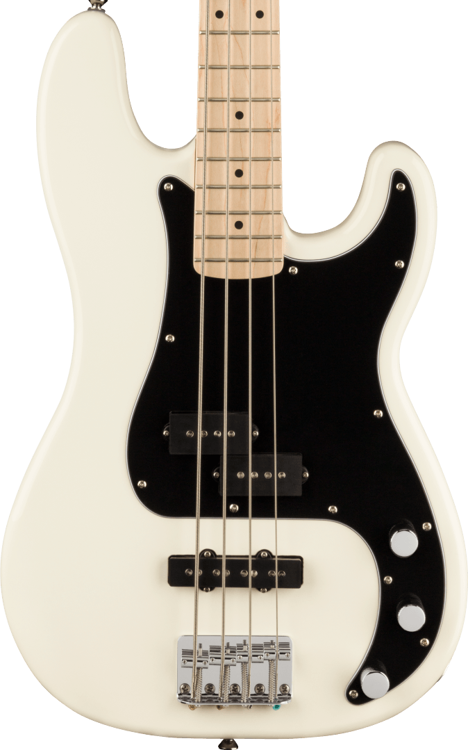 Squier Affinity Precision Bass Guitar PJ in Olympic White