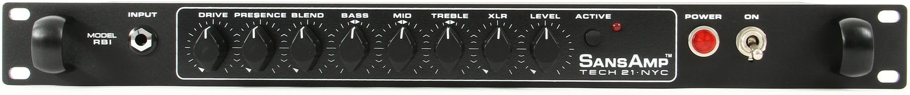 Tech 21 SansAmp RBI - 1U Rackmount for Bass