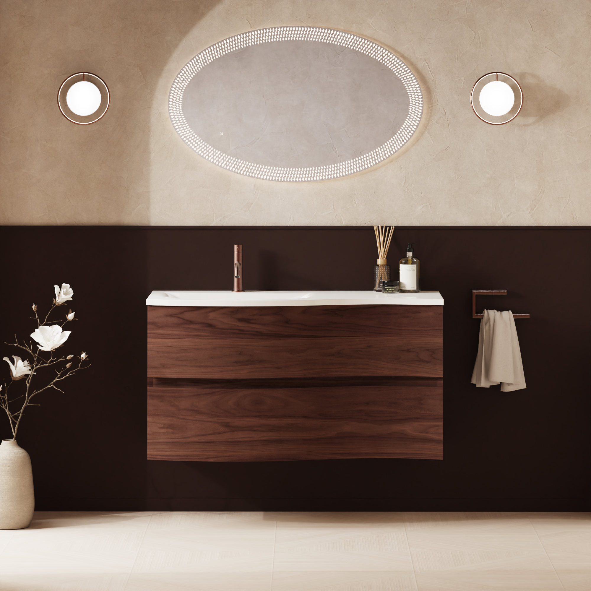 Svelte Furniture Unit with Basin - 1000mm | Crosswater Bathrooms