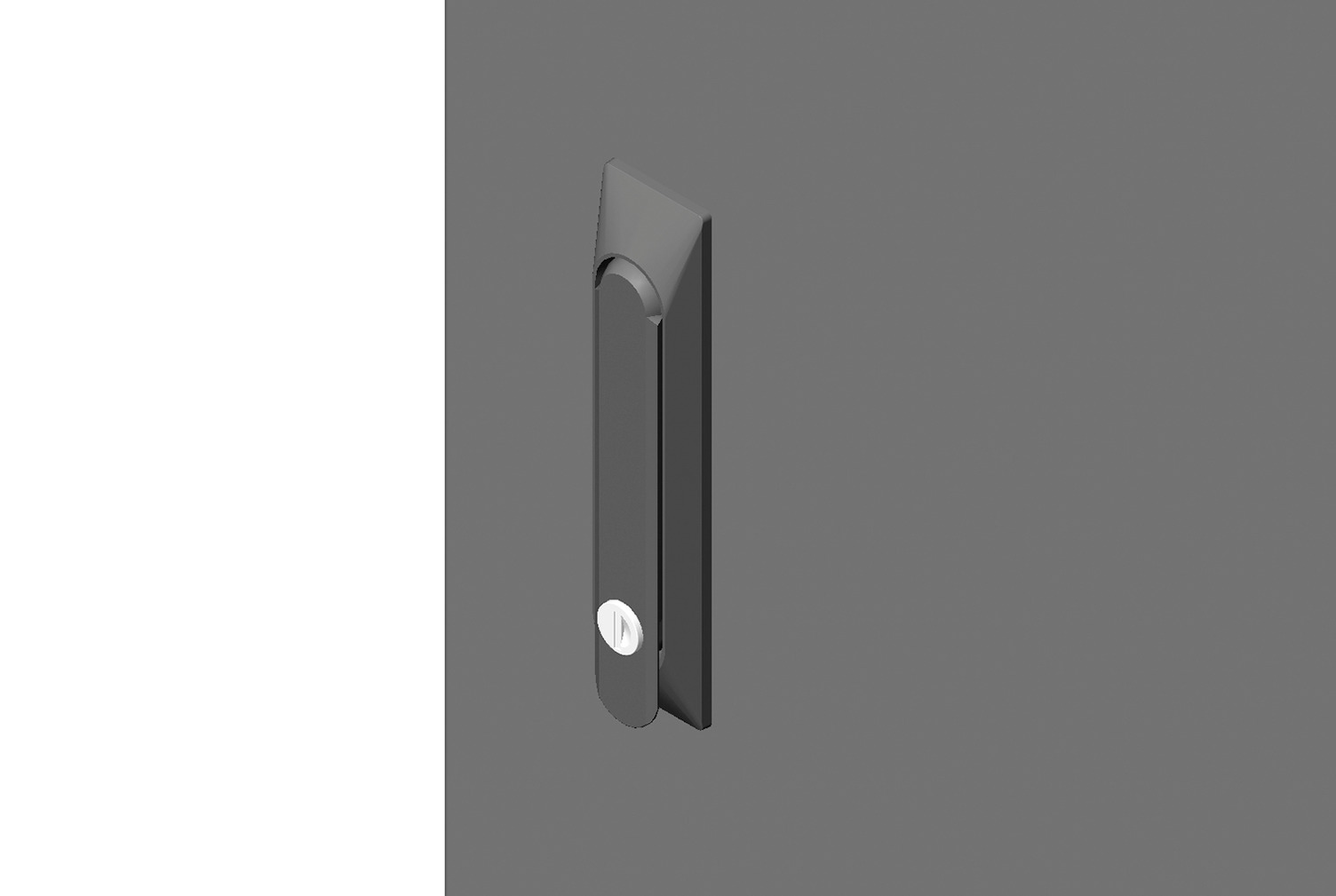 Latch Kit for Single Solid Metal Rear Door with Seal for ZetaFrame Cabinet