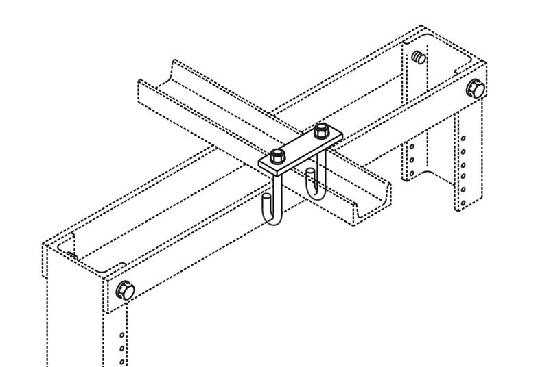 J-Bolt Kit Auxiliary Framing Channel/Rack Top Angle