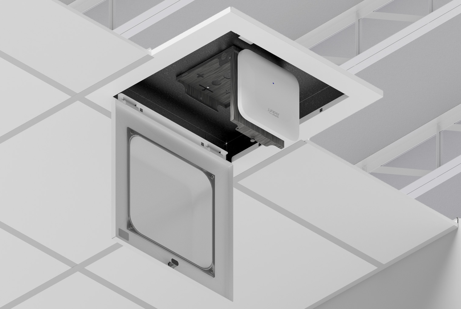 Oberon Wi-Tile Ceiling Enclosures 1047 - 1047-LTDOME