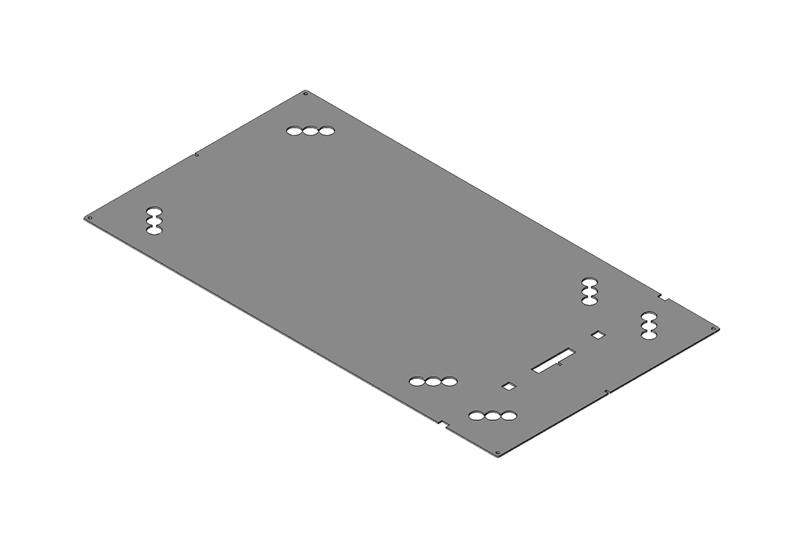 Floor Drilling Template for Seismic Frame Two-Post Rack