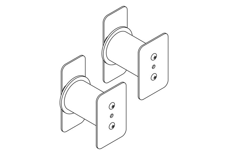 2" (50 mm) Diameter Fiber Management Spools