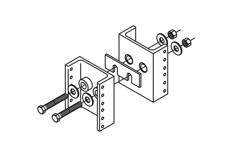 Rack Line-Up Spacer Kit for Four-Post Racks