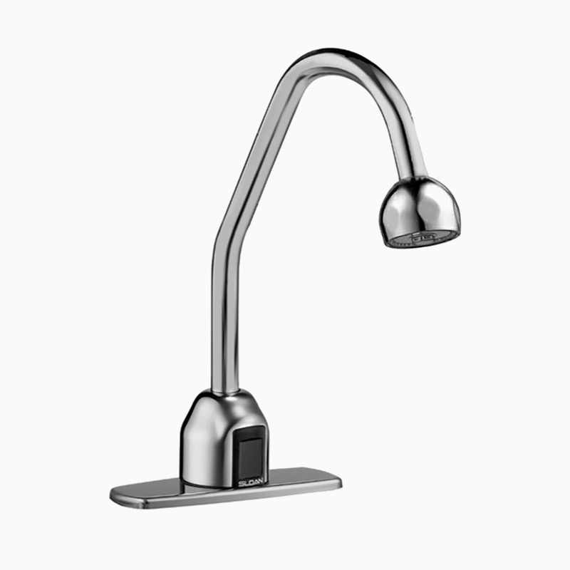 Sloan EBF-750-4-BAT-TEE-CP-1.5GPM-SHR-S-FCT