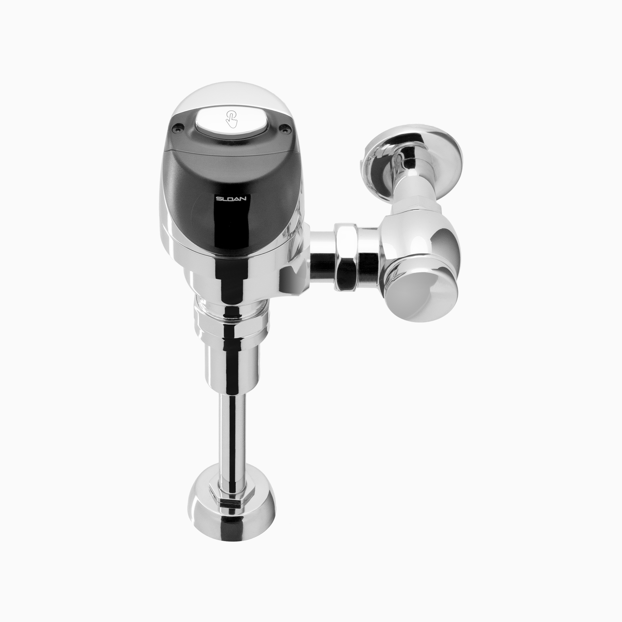 Sloan G2 RESS-U 0.5 GPF Exposed Sensor Urinal Retrofit Flushometer – Battery Powered, Infrared, 6-Year Battery, Courtesy Flush Button, Polished Chrome
