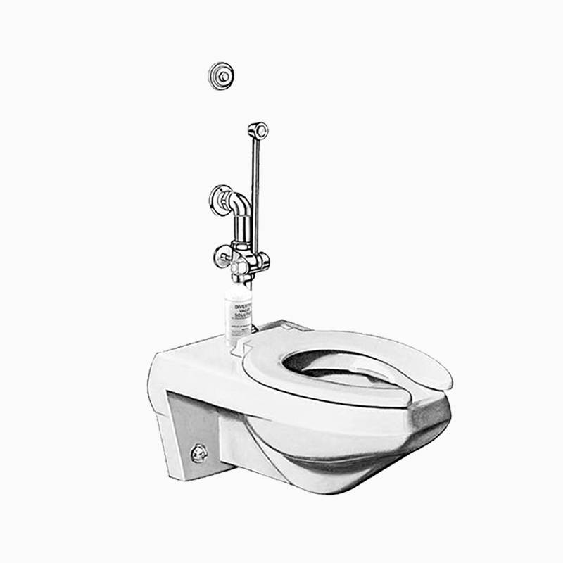 Sloan ROYAL BPW 1025-1.6-CP-WB-7-3/4-LDIM