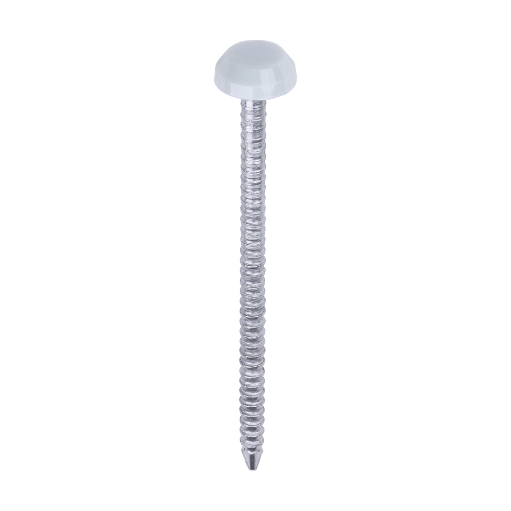 Polymer Headed Pins - A4 Stainless Steel - Agate Grey