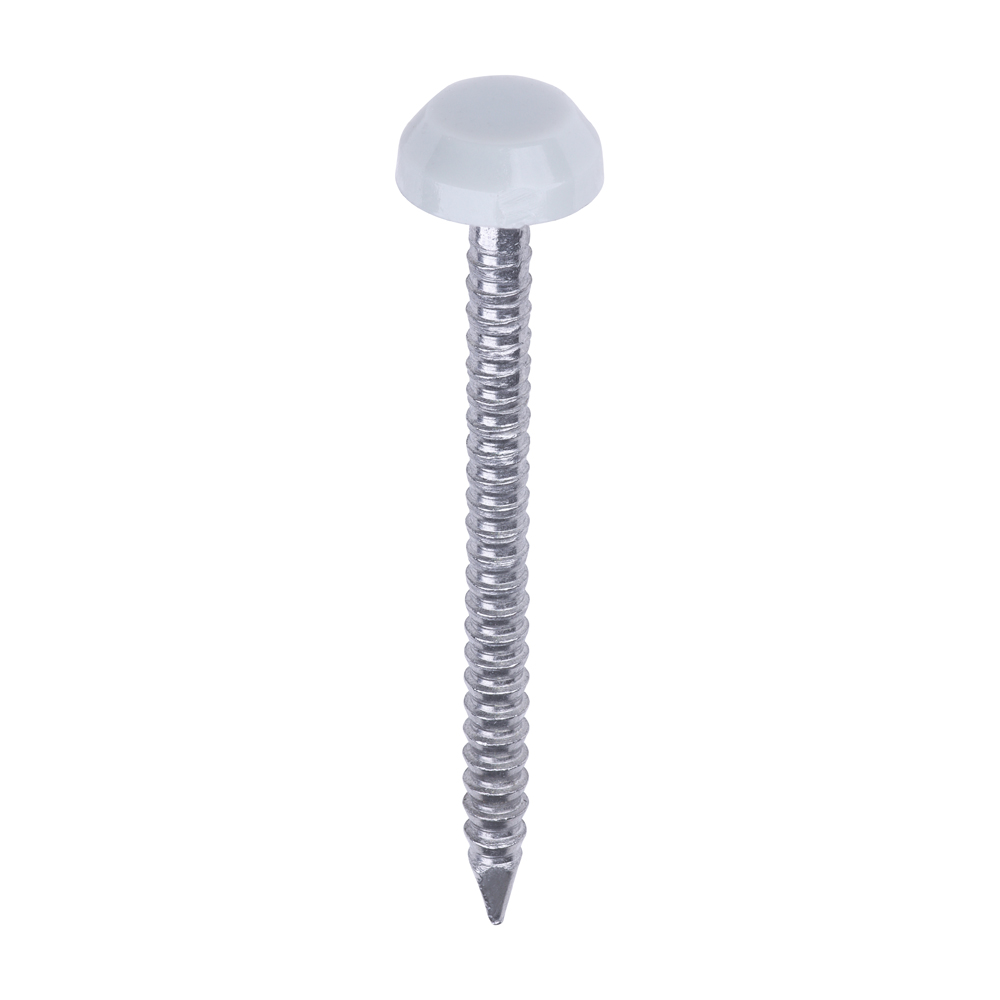 Polymer Headed Pins - A4 Stainless Steel - Agate Grey