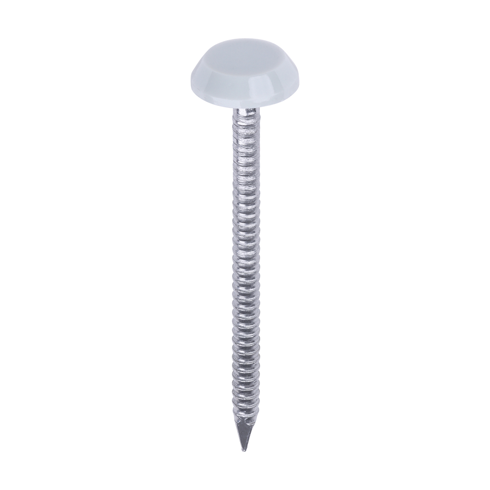 Polymer Headed Nails - A4 Stainless Steel - Agate Grey