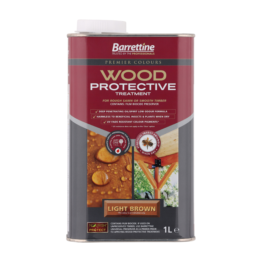 Wood Protective Treatment - Light Brown