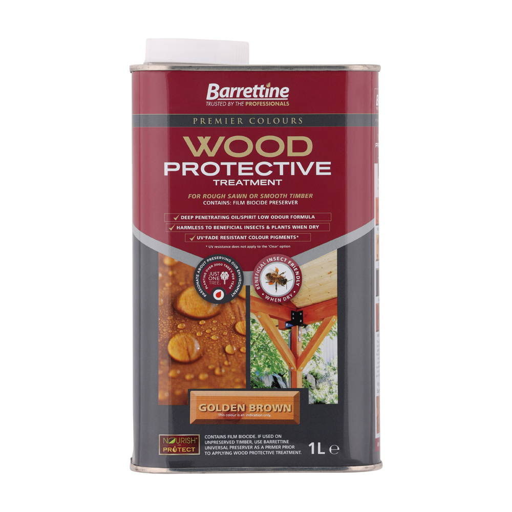 Wood Protective Treatment - Golden Brown