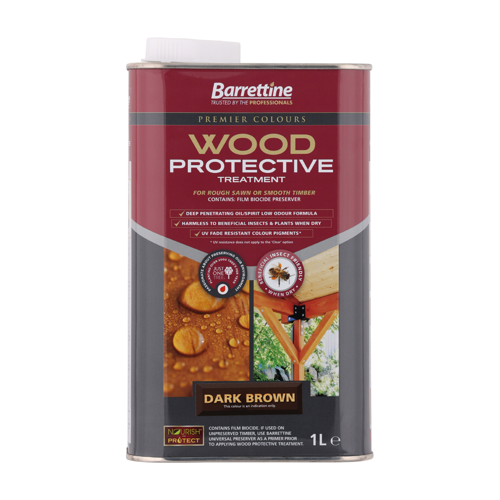 Wood Protective Treatment - Dark Brown