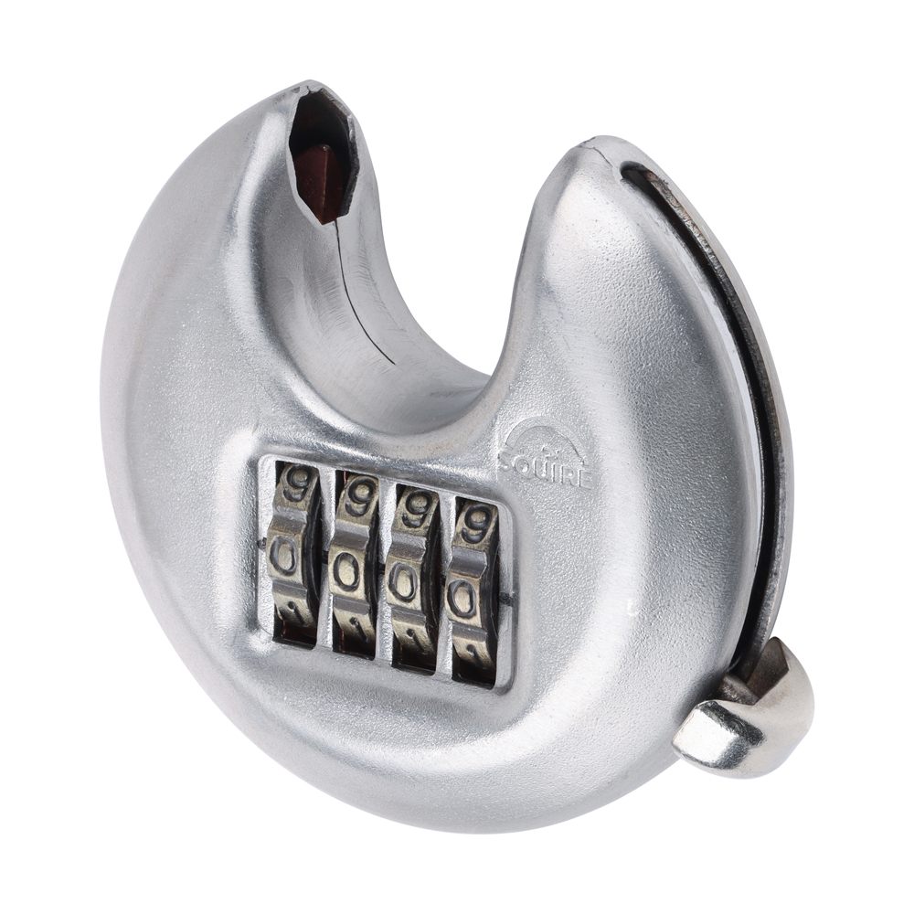Squire Disc Style Combination Padlock - Stainless Steel - DCL1 COMBI