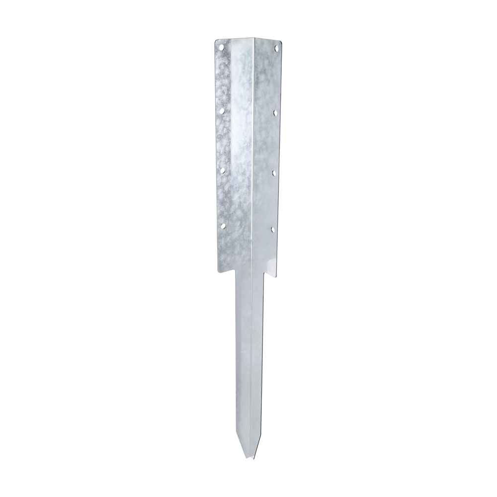 Double Railway Sleeper Ground Spike - Corner - Galvanised
