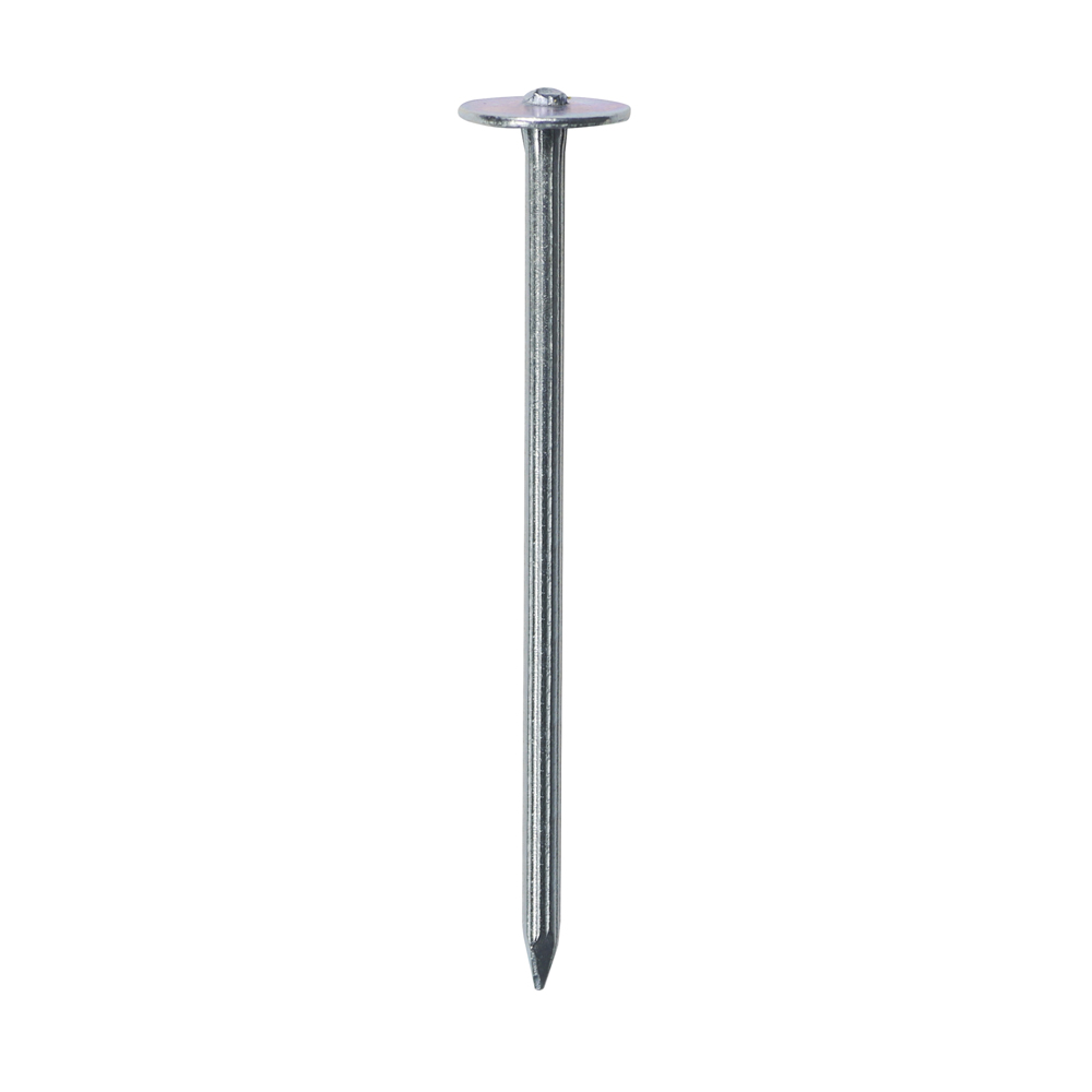 Masonry Nails - Mickey - Fixed Washer - Zinc