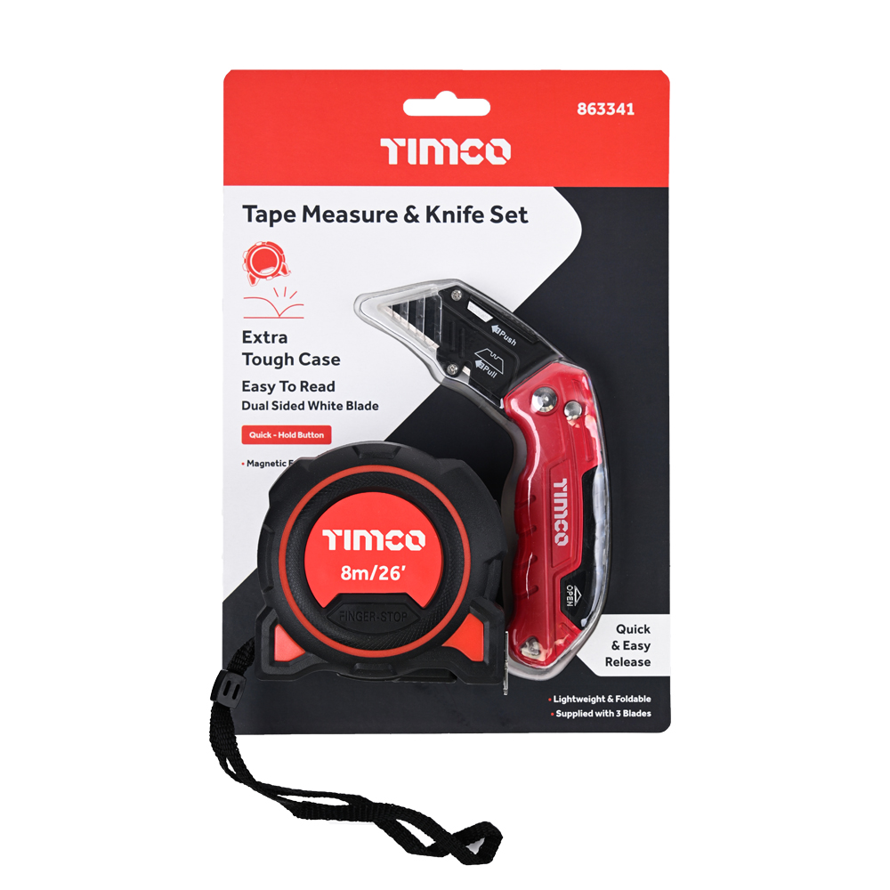 Tape Measure & Knife Set